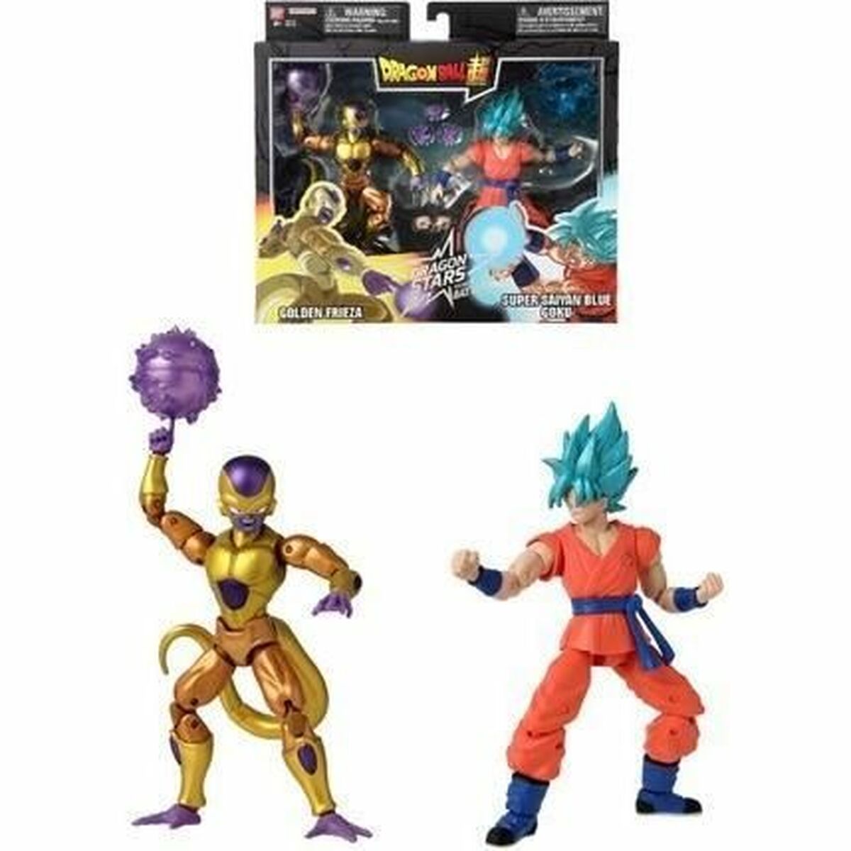 Action Figures Dragon Ball Super Dragon Stars: Golden Frieza vs Super Saiyan Blue Goku 17 cm Action Figures Dragon Ball Super Dragon Stars: Golden Frieza vs Super Saiyan Blue Goku 17 cm
