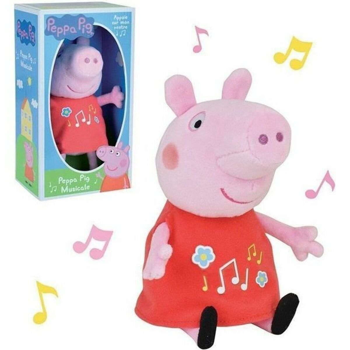 Fluffy toy Jemini Peppa Pig Musical 20 cm Fluffy toy Jemini Peppa Pig Musical 20 cm