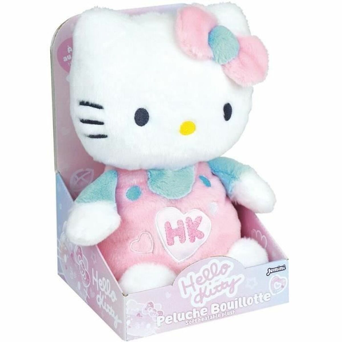 Fluffy toy Jemini Hello Kitty White Pink Fluffy toy Jemini Hello Kitty White Pink