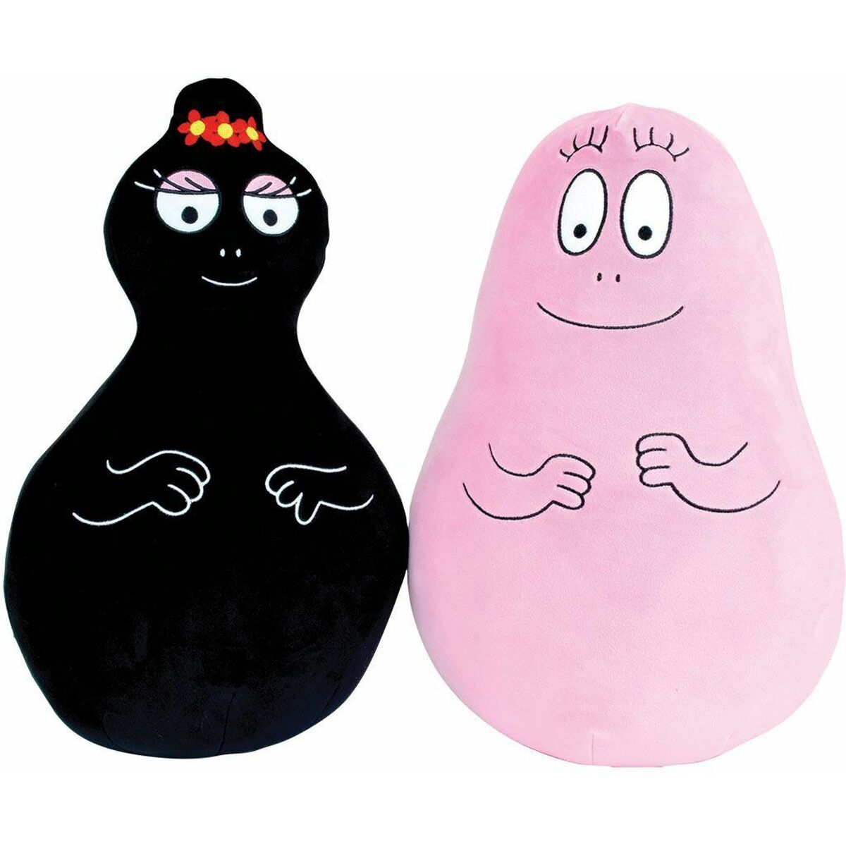 Set of cushions Jemini Barbapapa & Barbamama Black Pink 40 cm Plush 2 Pieces Set of cushions Jemini Barbapapa & Barbamama Black Pink 40 cm Plush 2 Pieces