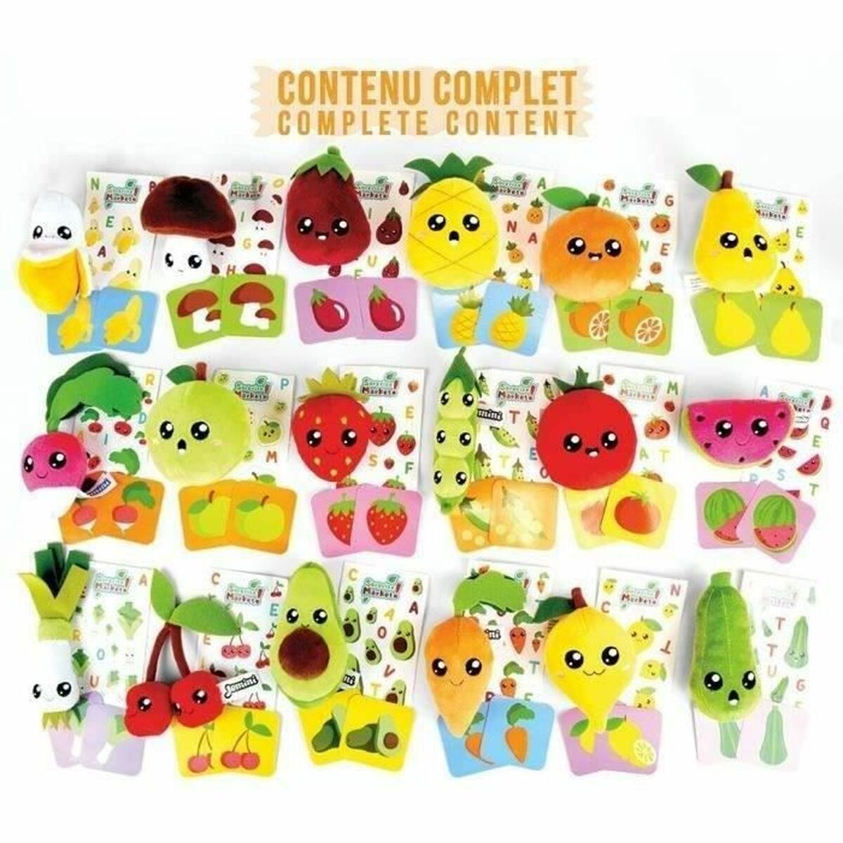 Fluffy toy Jemini JEMINI Multicolour Plush Children’s Fruits