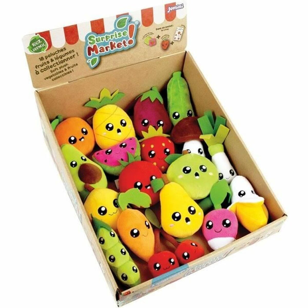 Fluffy toy Jemini JEMINI Multicolour Plush Children’s Fruits