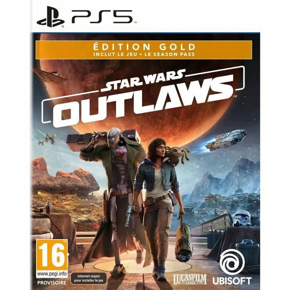 PlayStation 5 Video Game Ubisoft Star Wars : Outlaws – Gold Edition