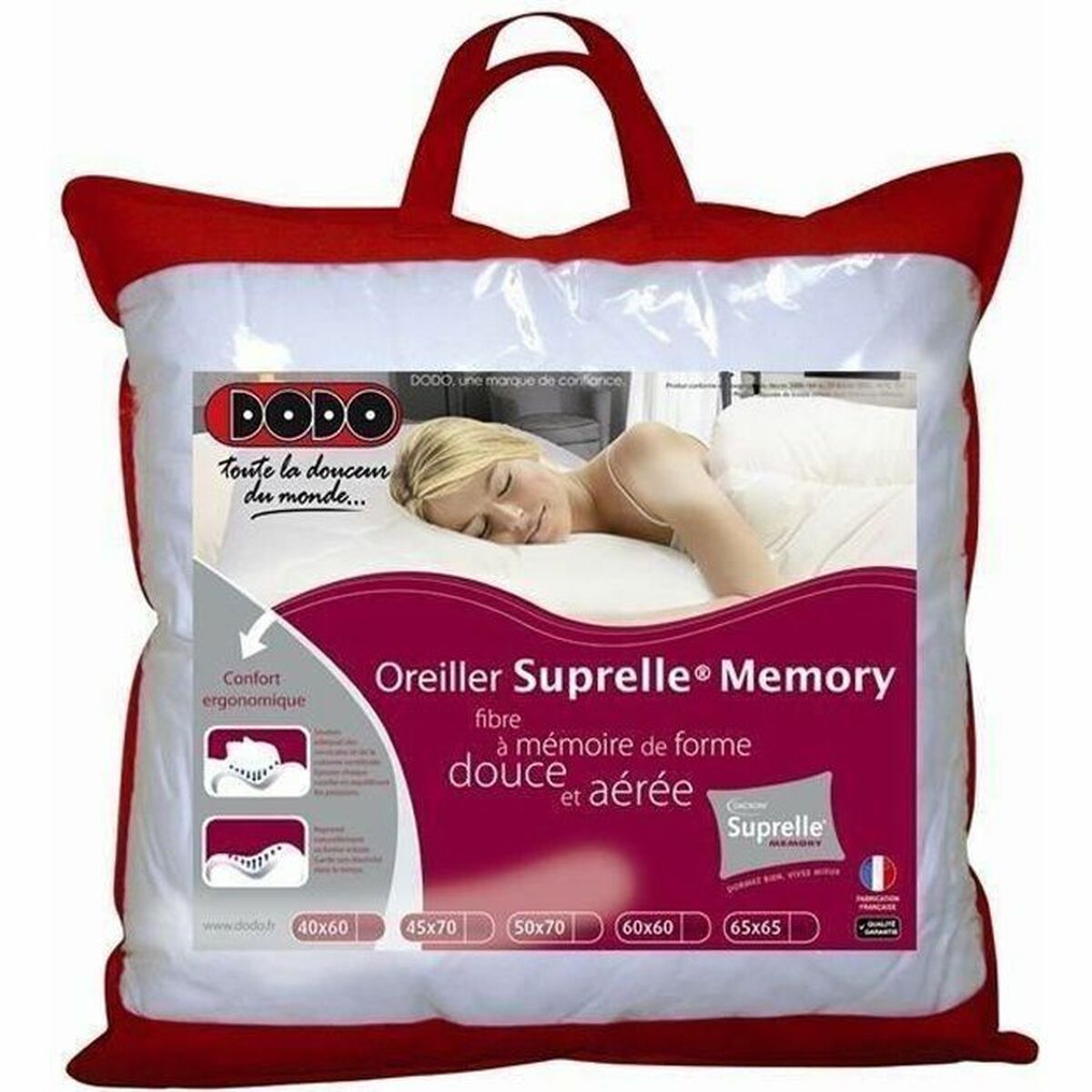 Pillow DODO OSM65 White 65 x 65 cm Pillow DODO OSM65 White 65 x 65 cm