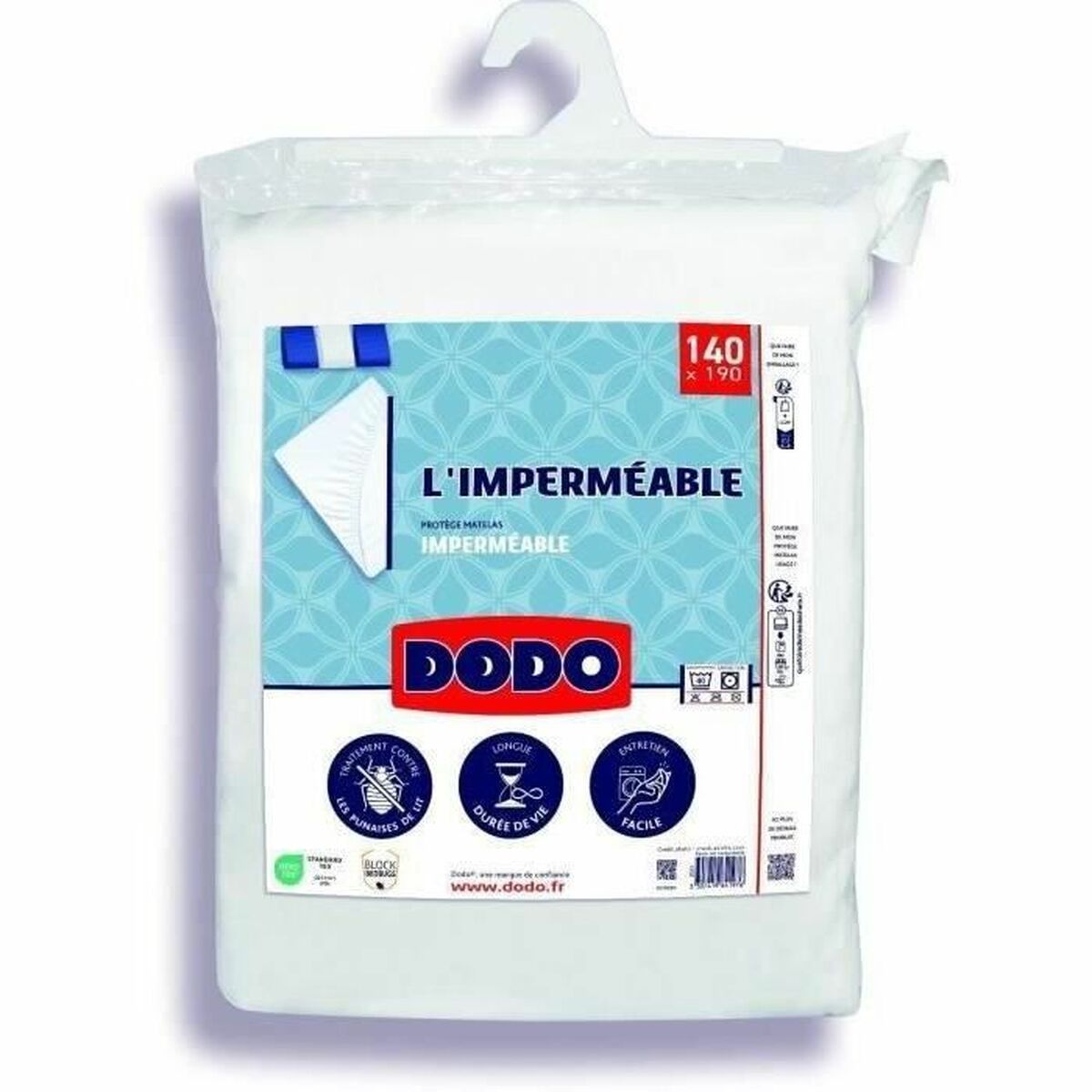 Mattress protector DODO 140 x 190 cm Mattress protector DODO 140 x 190 cm