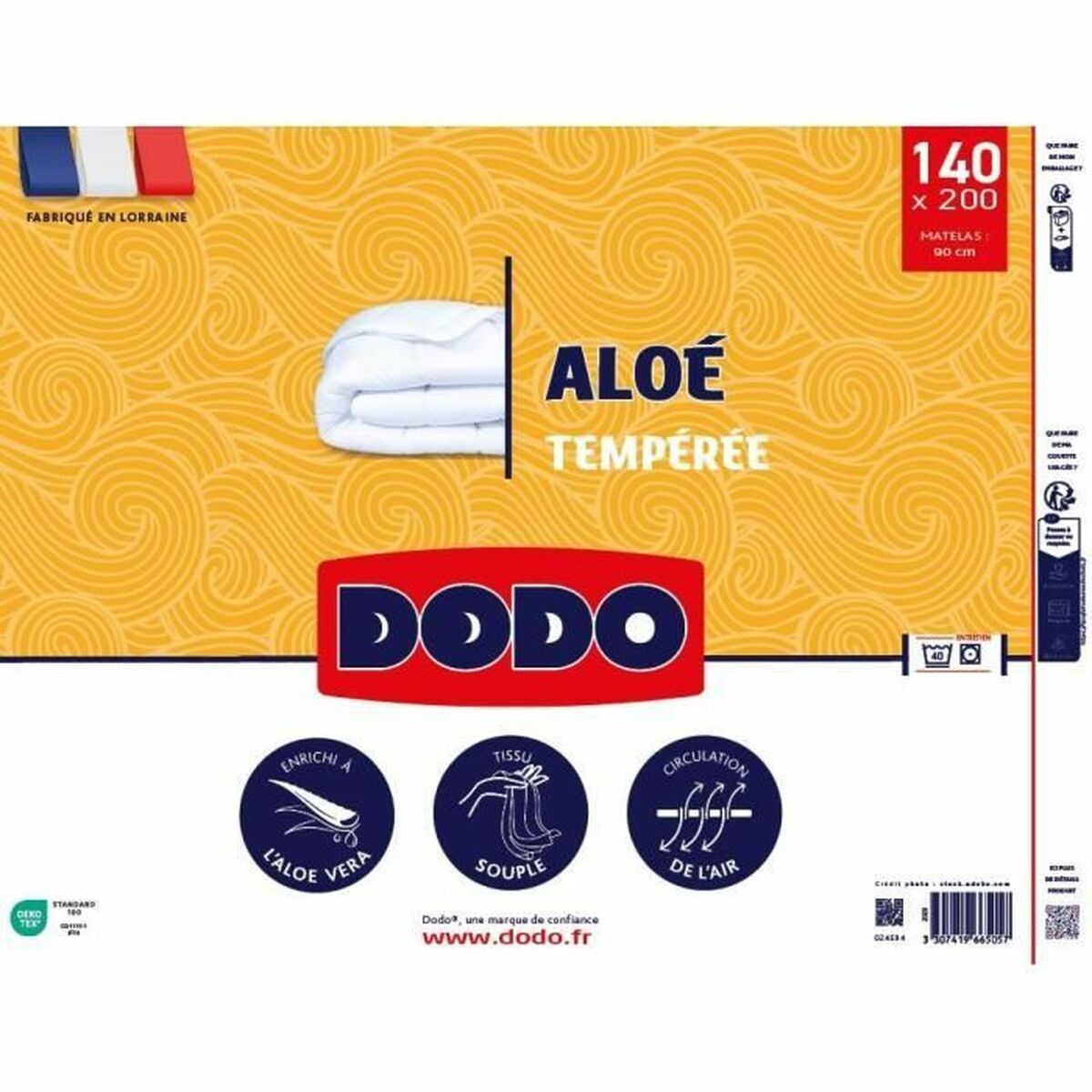Duvet DODO Aloe White 300 g/m 140 x 200 cm