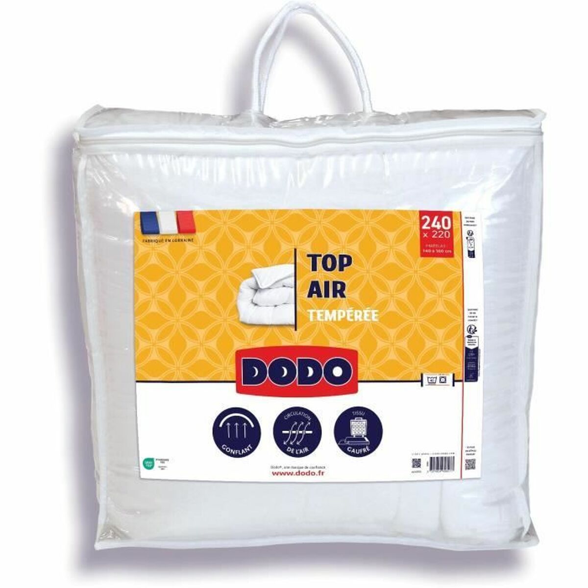 Duvet DODO TOP AIR White 300 g/m 220 x 240 cm