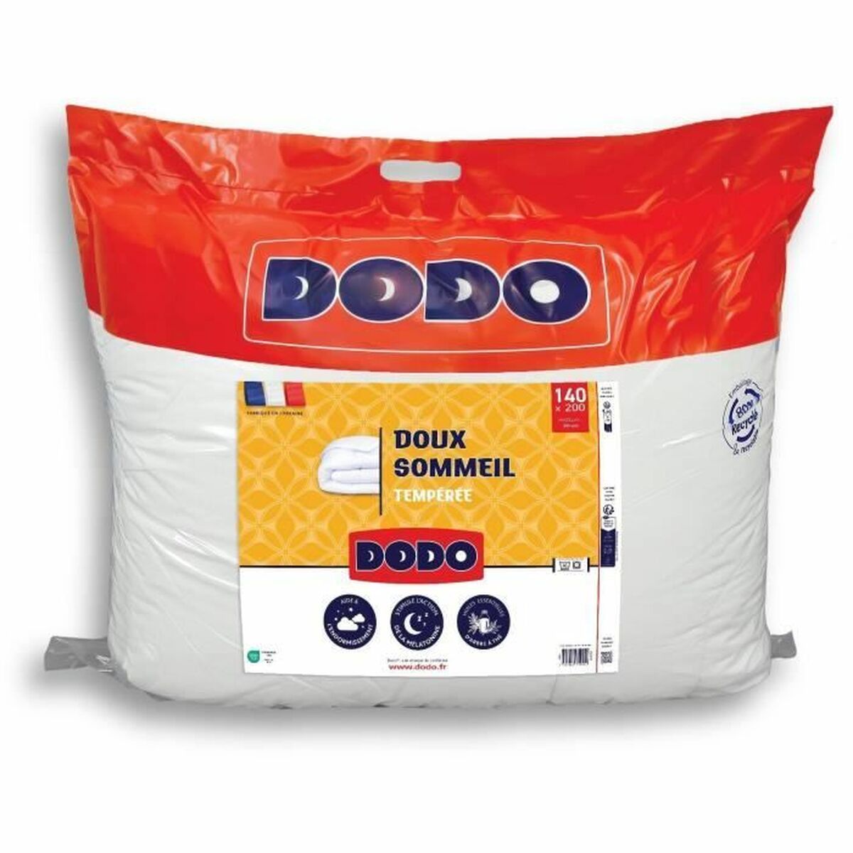 Duvet DODO DOUX SOMMEIL White 300 g/m 140 x 200 cm