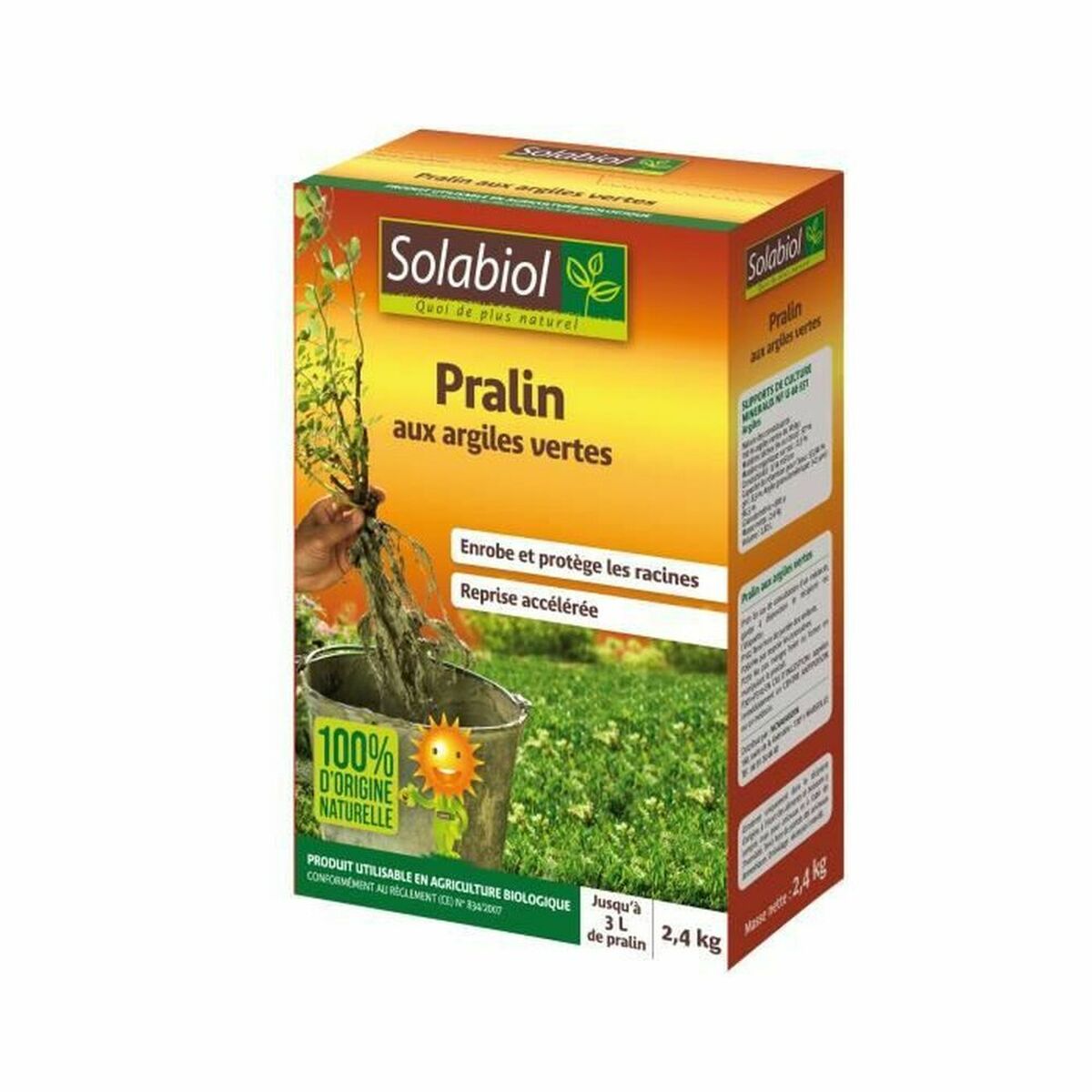 Plant fertiliser Solabiol Sopral3 Clay Organic 2,4 kg Plant fertiliser Solabiol Sopral3 Clay Organic 2,4 kg