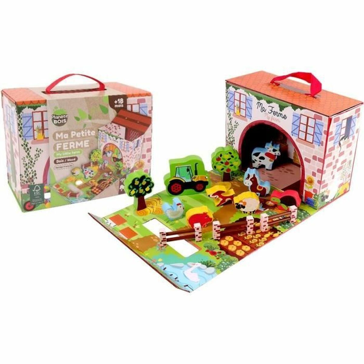 Playset Planete bois Ma petite ferme Playset Planete bois Ma petite ferme