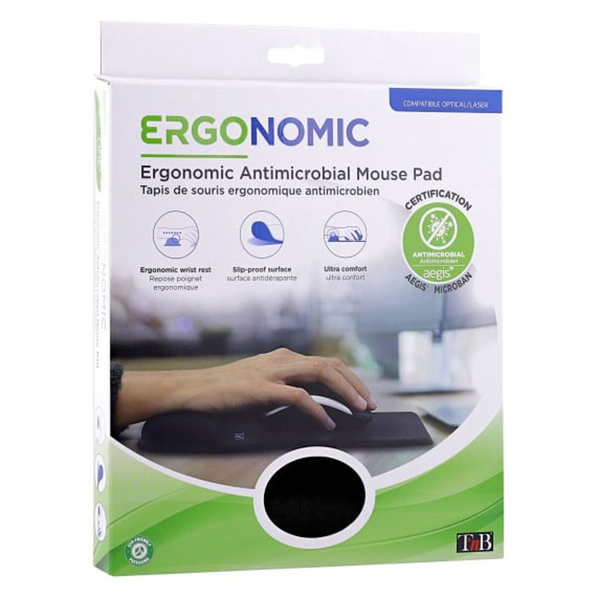 Mouse Mat T’NB ERGO-DESIGN Black