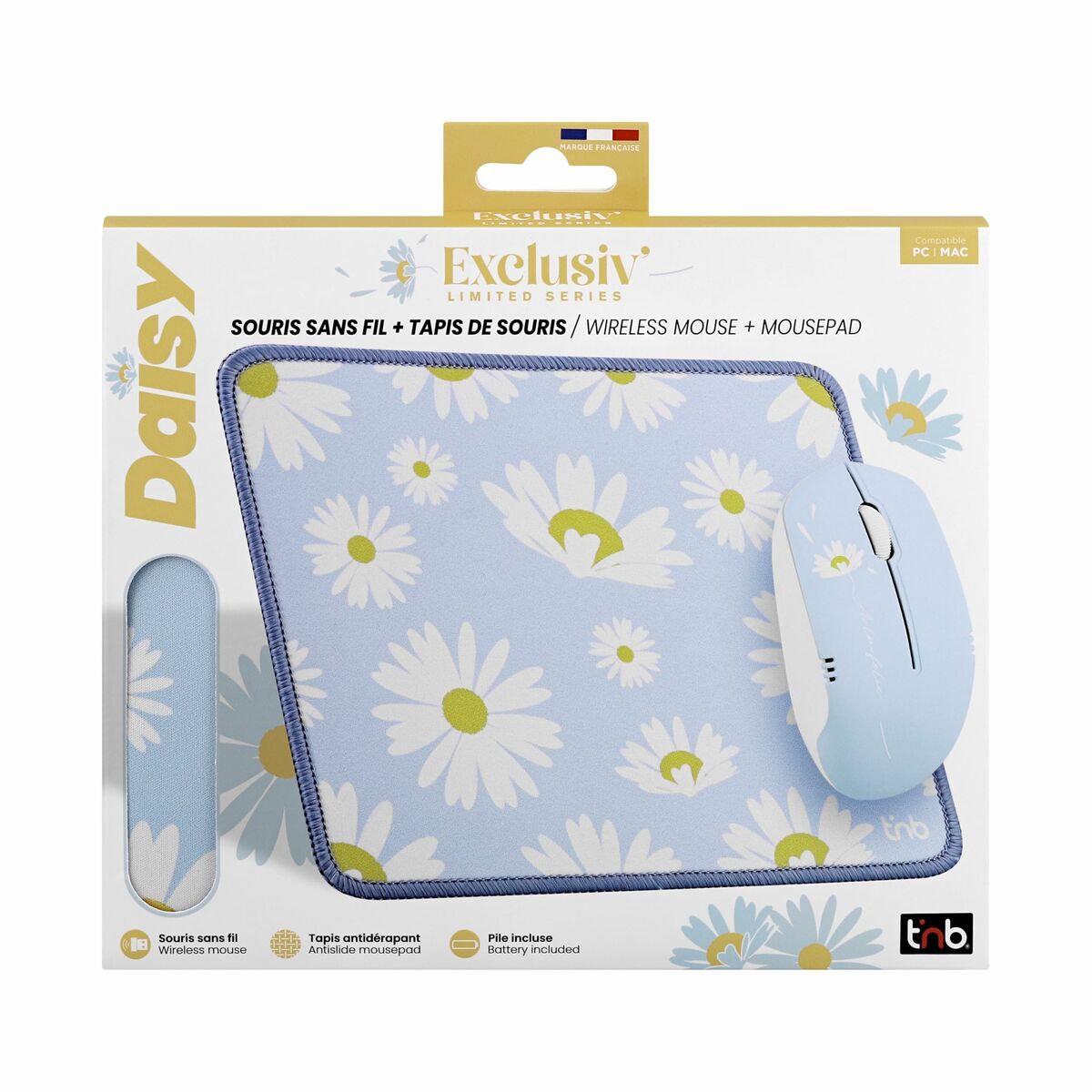 Gaming Mouse and Mat T’NB DAISY Blue