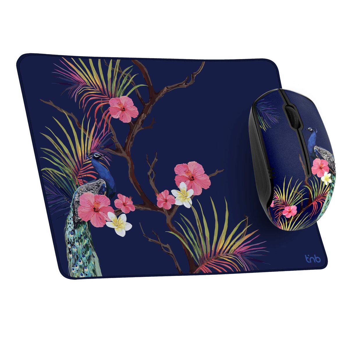 Gaming Mouse and Mat T’NB TROPIC Dark blue