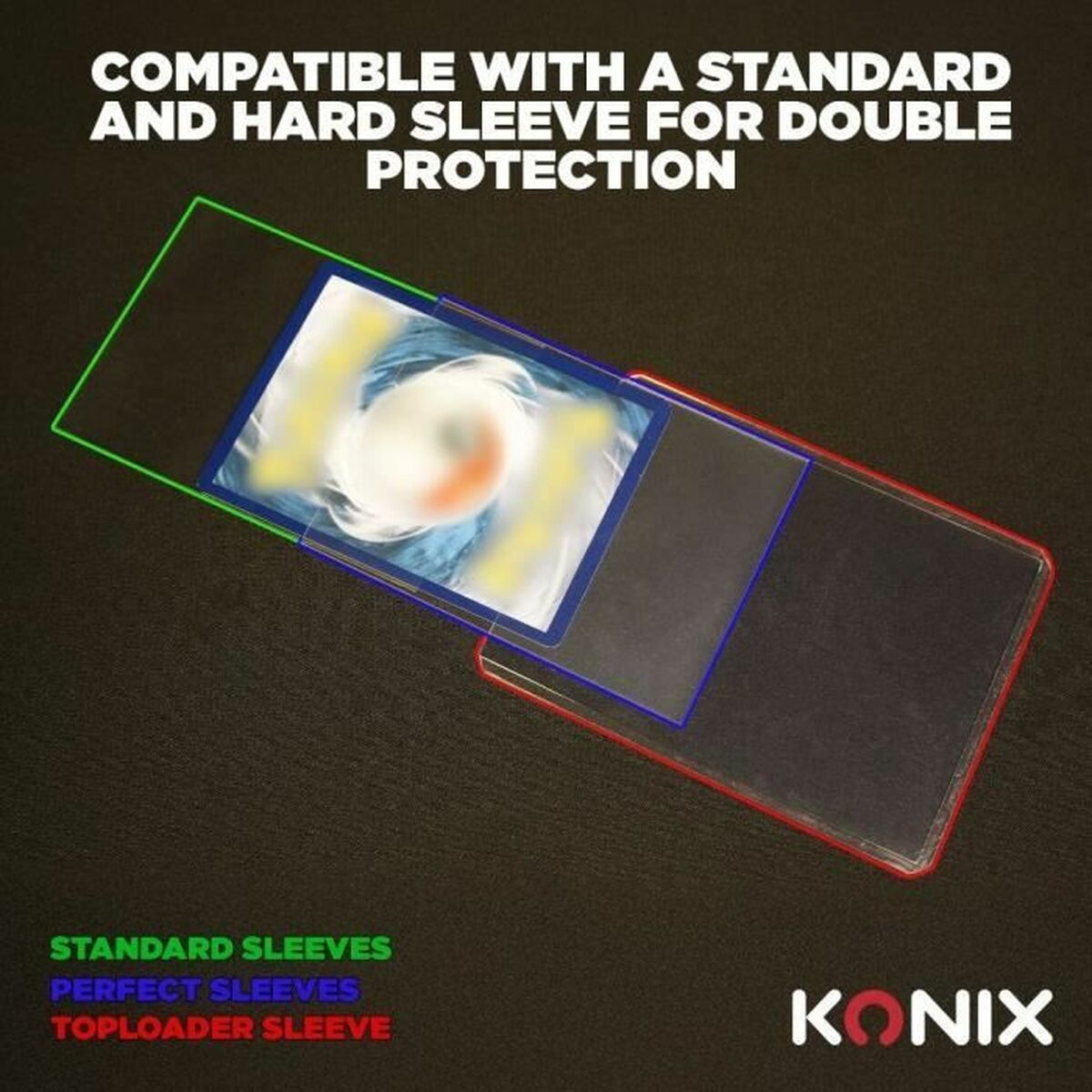 Card sleeves KONIX 100 Units