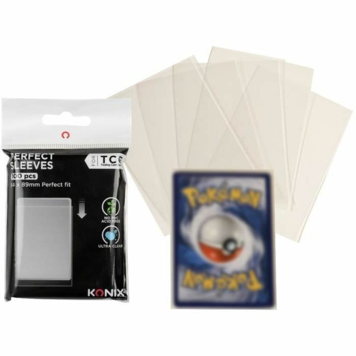 Card sleeves KONIX 100 Units