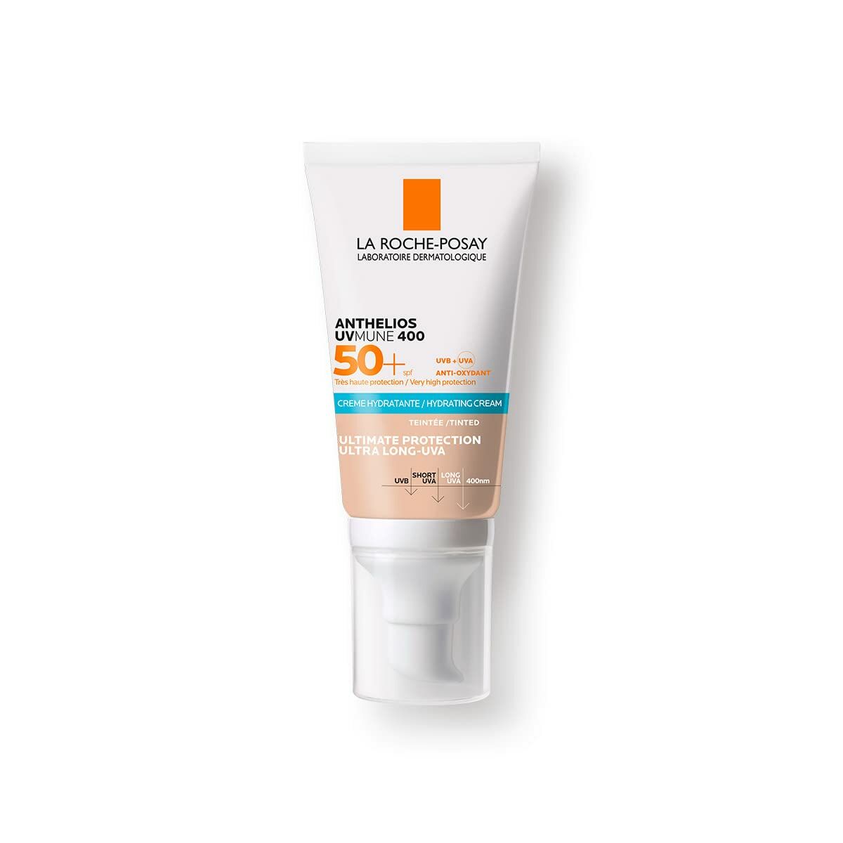 Sun Protection with Colour La Roche Posay Anthelios Uvmune 50 ml White Spf 50 Cream Hydrating Cream with Colour Sun Protection with Colour La Roche Posay Anthelios Uvmune 50 ml White Spf 50 Cream Hydrating Cream with Colour