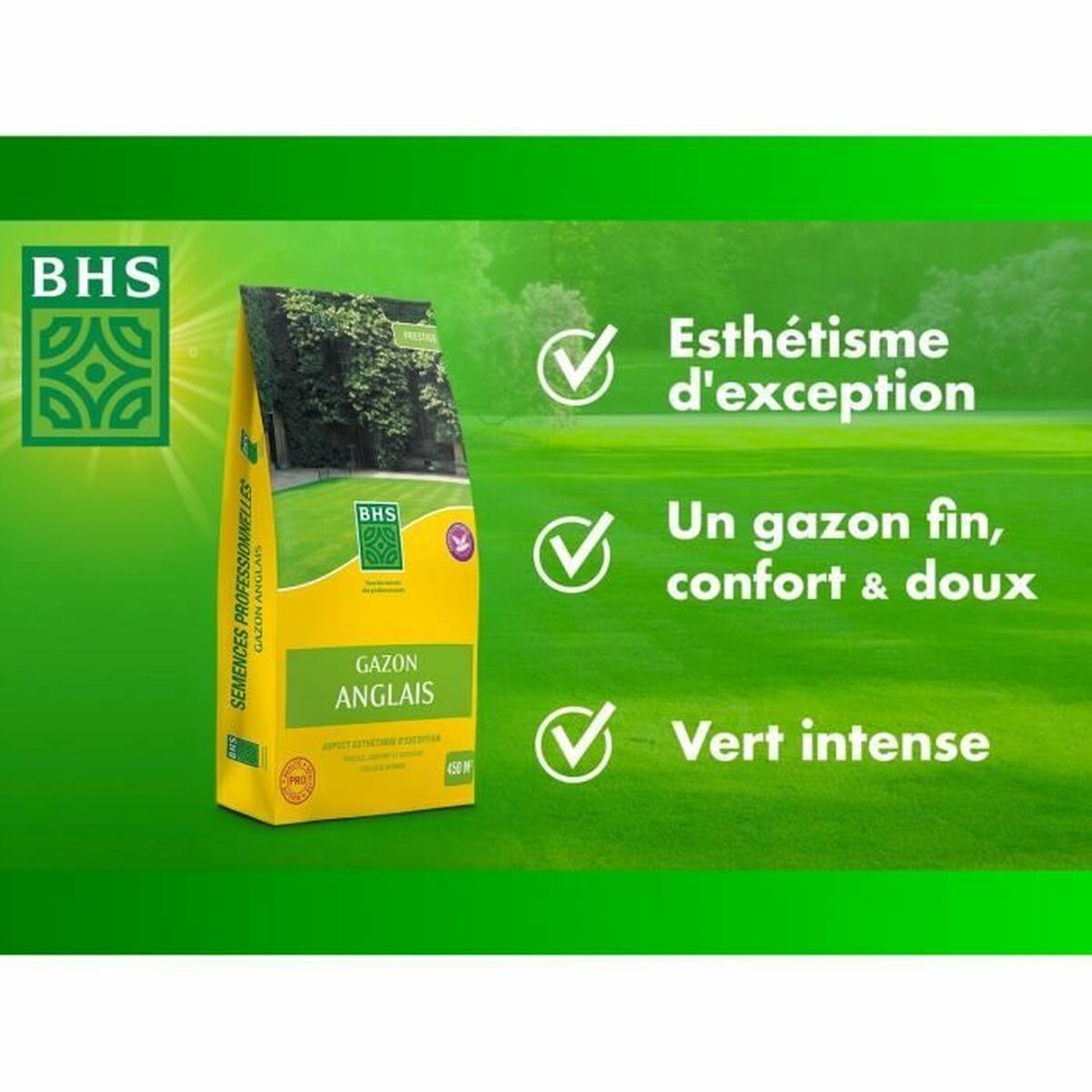 Seeds BHS Gazon Anglais 10 kg