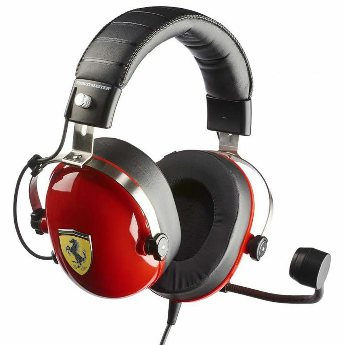 Gaming Earpiece with Microphone Thrustmaster T.Racing Scuderia Ferrari Edition-DTS Red Gaming Earpiece with Microphone Thrustmaster T.Racing Scuderia Ferrari Edition-DTS Red