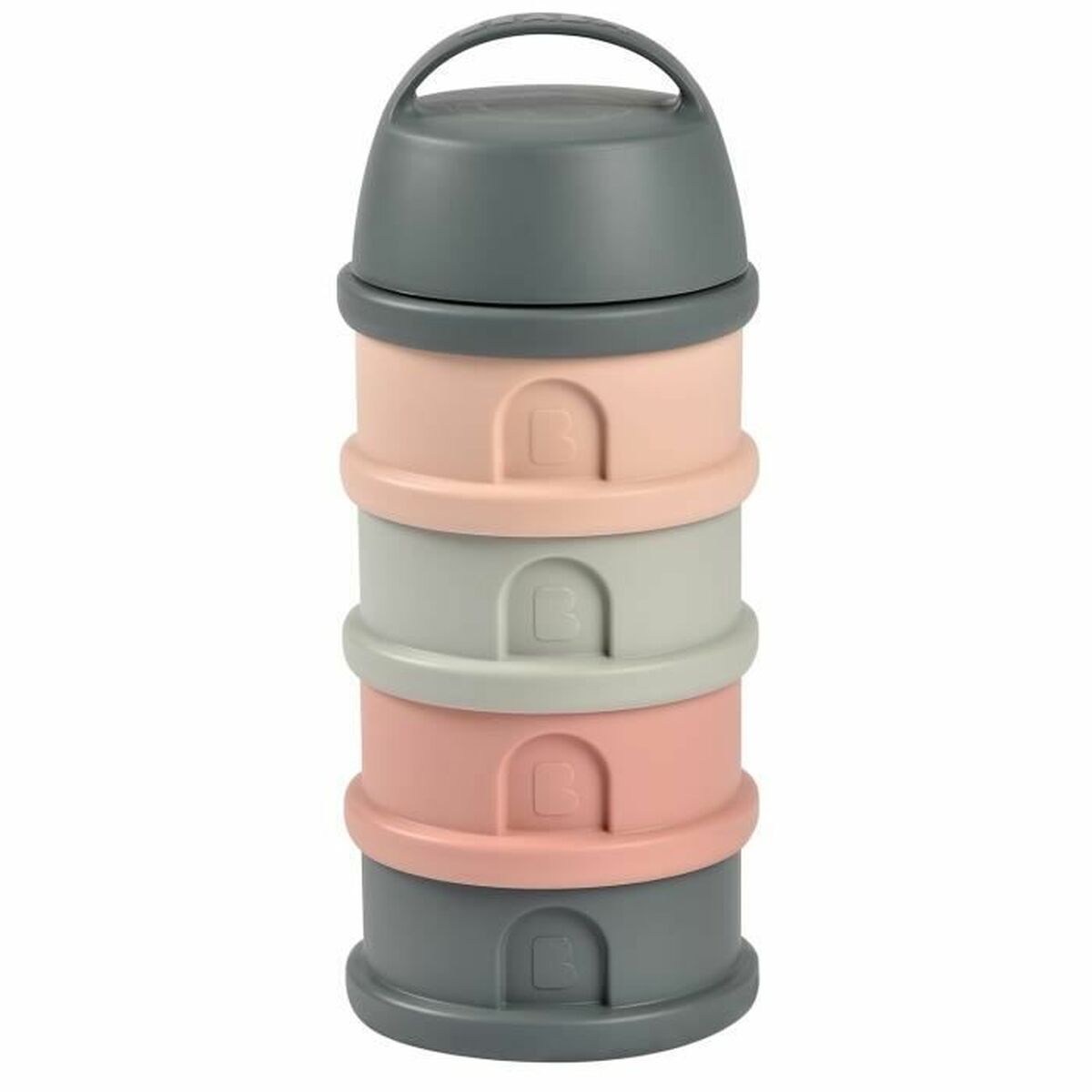 Powdered Milk Dispenser Béaba Pink/Grey Powdered Milk Dispenser Béaba Pink/Grey