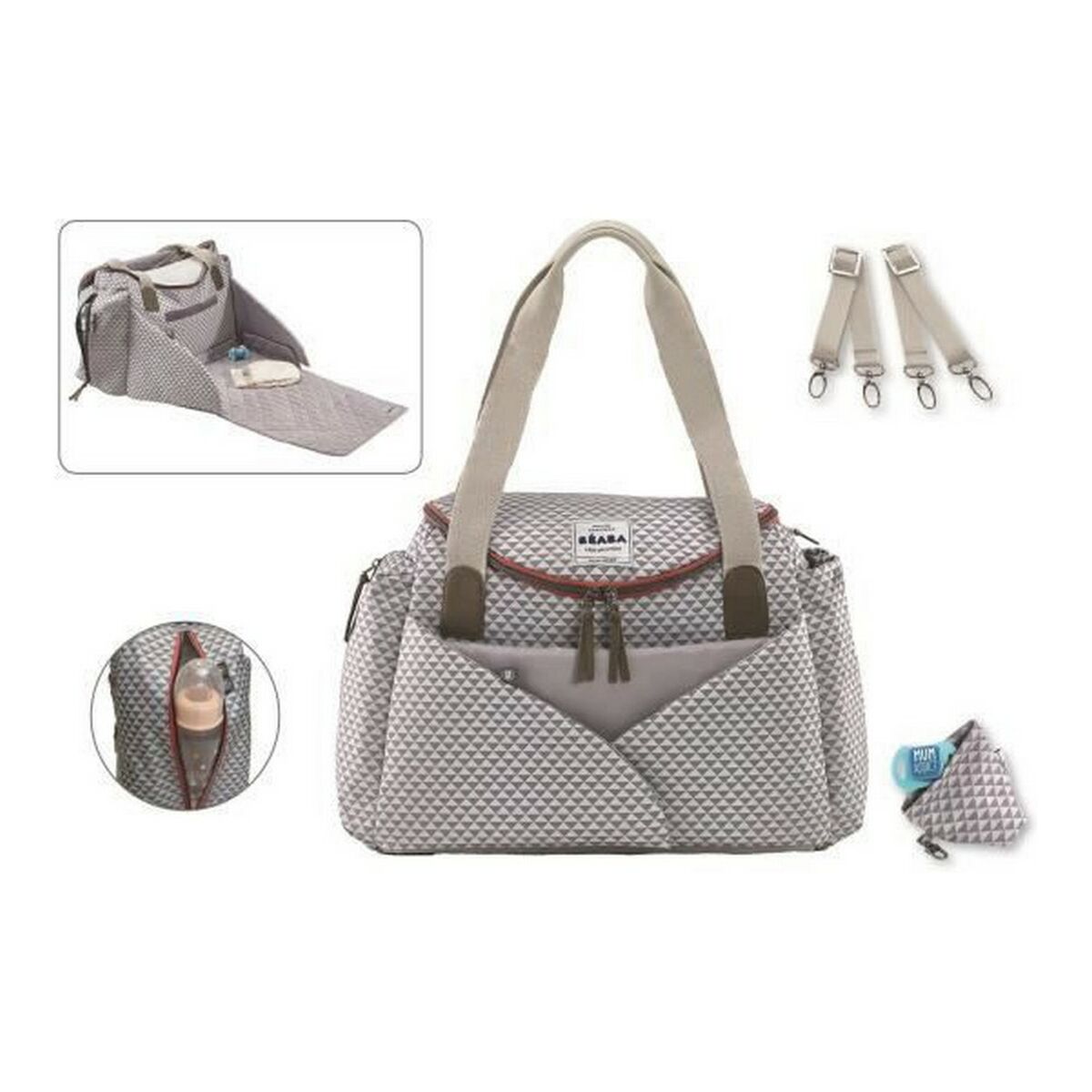 Diaper Changing Bag Baba Sydney II Grey