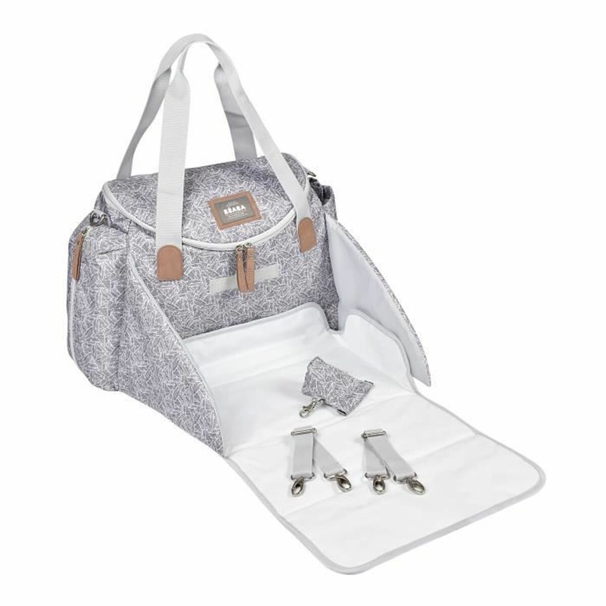 Diaper Changing Bag Baba Sydney Jungle Grey