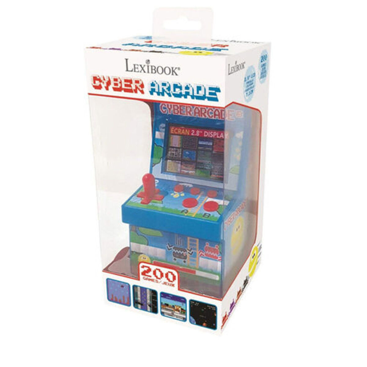 Console Cyber Arcade 200 Games Lexibook JL2940 LCD 2,5″