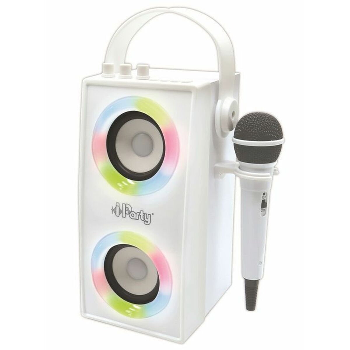 Portable Speaker iParty Lexibook BTP180Z Bluetooth White Portable Speaker iParty Lexibook BTP180Z Bluetooth White