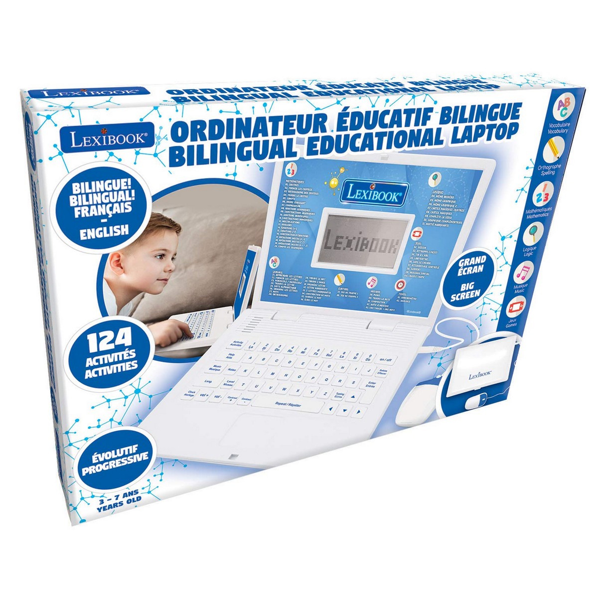 Laptop computer Lexibook JC598i1_01 Children’s Interactive Toy FR-EN