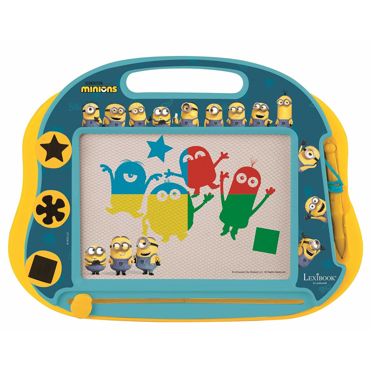 Magic Blackboard Lexibook Minions Yellow Blue Magic Blackboard Lexibook Minions Yellow Blue