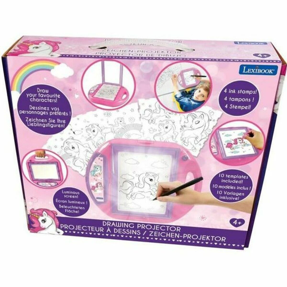 Drawing Set Lexibook Unicorn Drawing Projector Drawing Set Lexibook Unicorn Drawing Projector