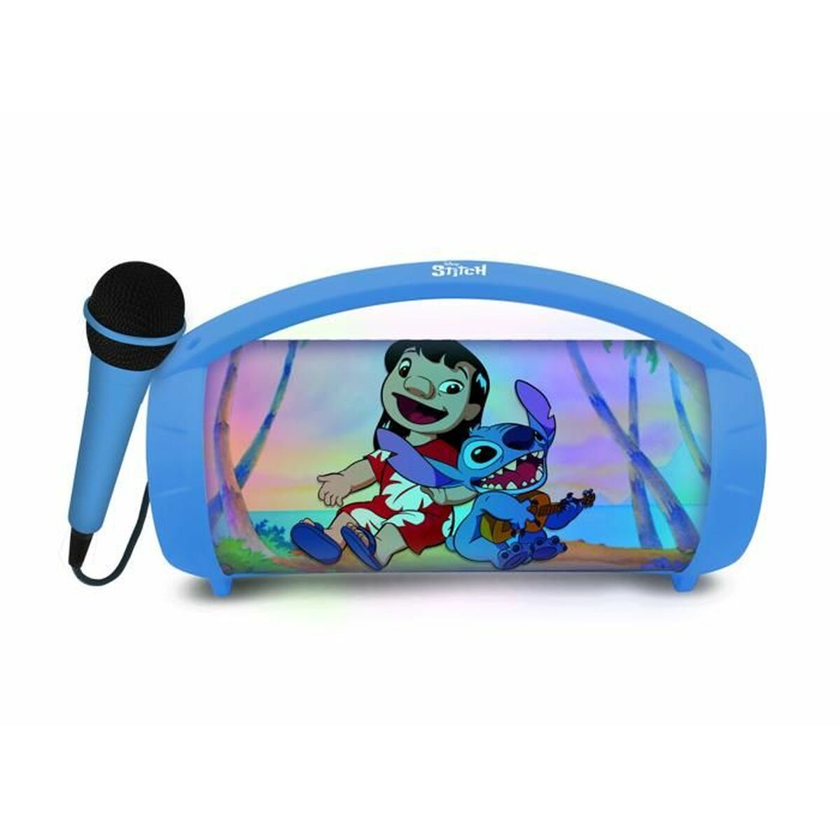 Bluetooth Speaker with Karaoke Microphone Lexibook Stitch Disney Blue Bluetooth Speaker with Karaoke Microphone Lexibook Stitch Disney Blue