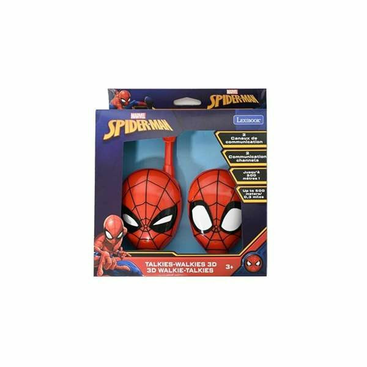 Walkie-Talkie Spider-Man Lexibook 3D Walkie-Talkie Spider-Man Lexibook 3D