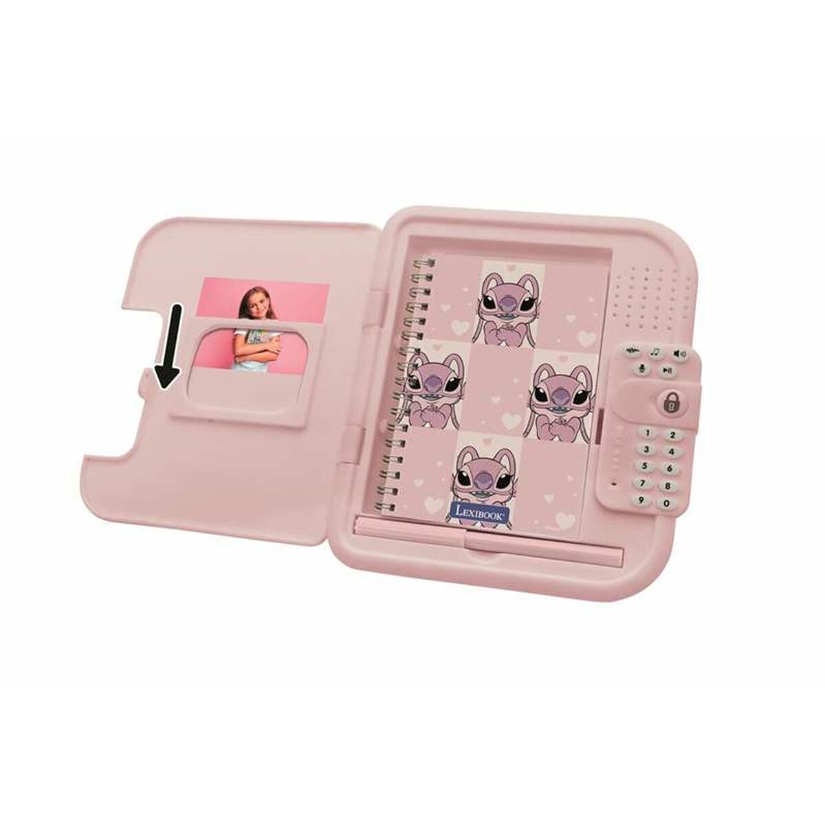Interactive Toy Stitch Angel Pink Diary