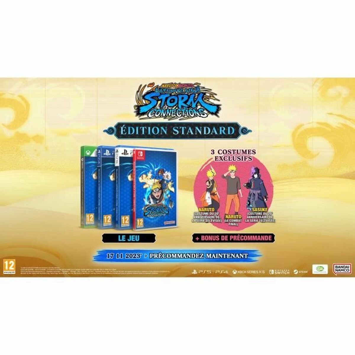 PlayStation 5 Video Game Bandai Namco Naruto x Boruto: Ultimate Ninja – Storm Connections Standard Edition (FR)