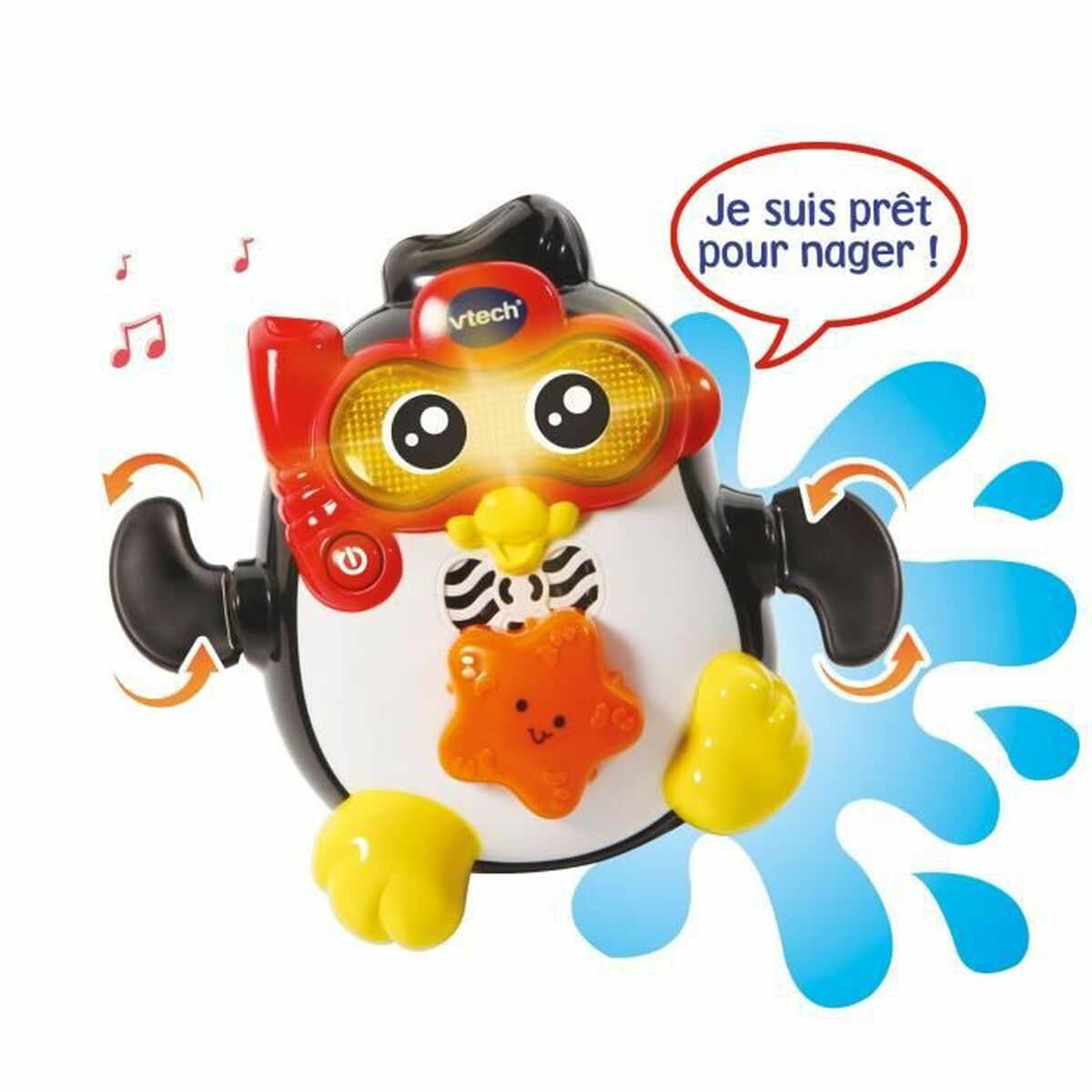 Bath Toy Vtech Baby Gédéon, swimming champion