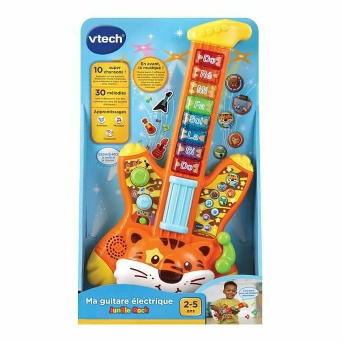 Baby Guitar Vtech Baby Jungle Rock- Guitare lectrique Tigre 1 Piece