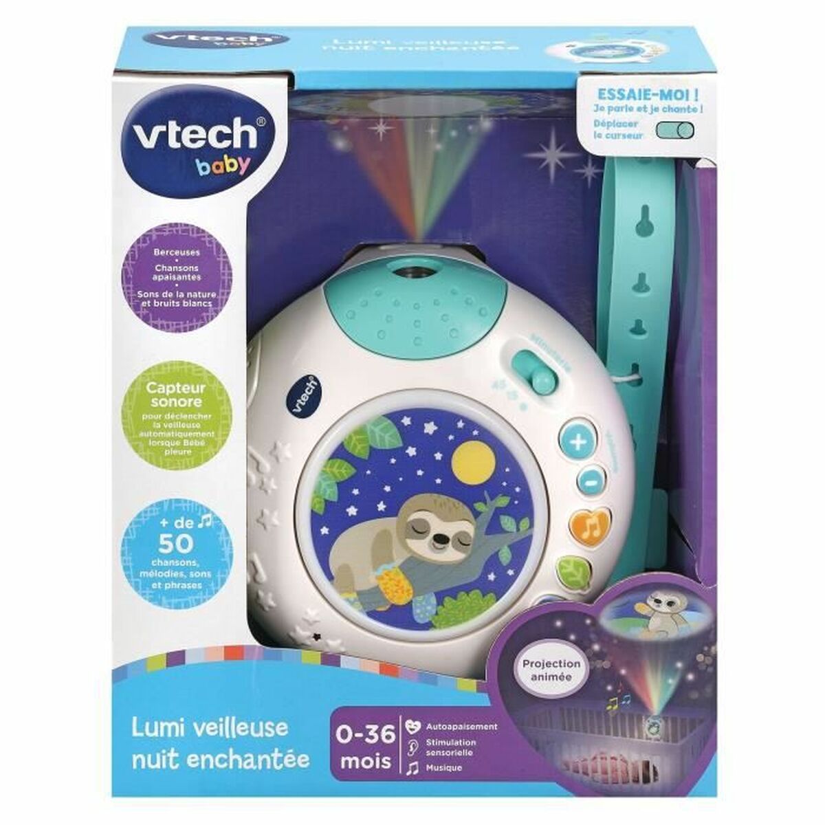 Projector Vtech Baby LUMI VEILLEUSE NUIT ENCHANTEE Blue