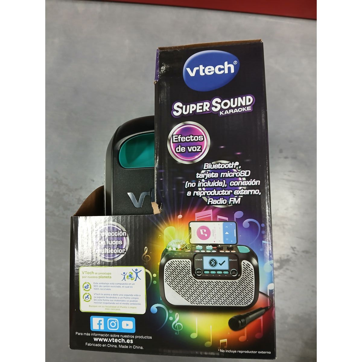 Speaker with Karaoke Microphone Vtech Super Sound