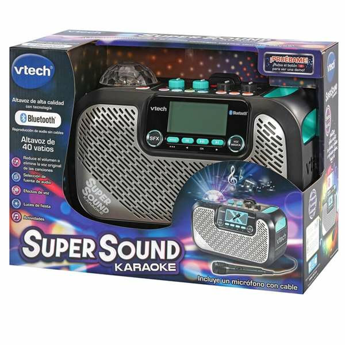 Speaker with Karaoke Microphone Vtech Super Sound Speaker with Karaoke Microphone Vtech Super Sound