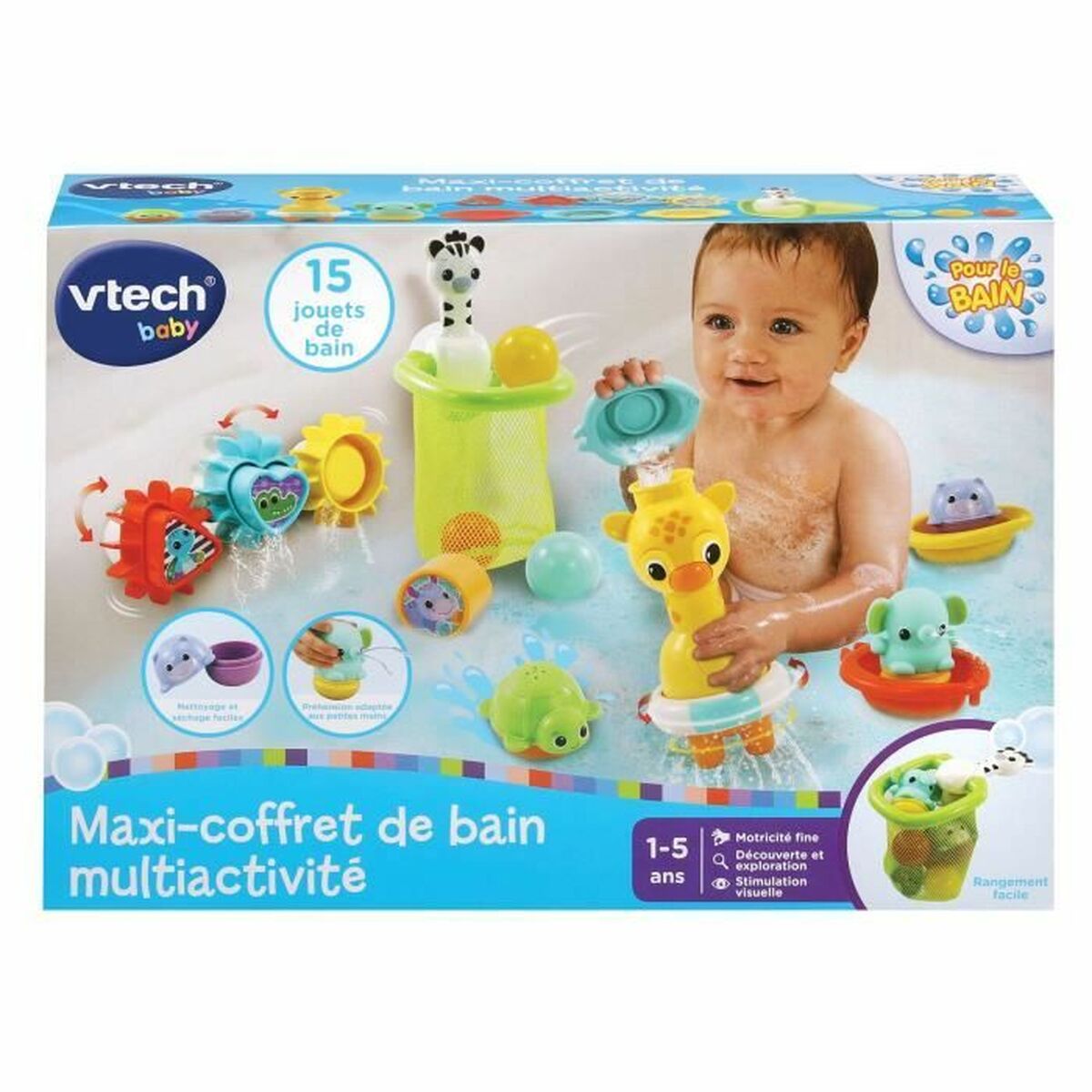 Bath Toys Vtech Baby Coffret De Bain Multi-Activit (FR) Bath Toys Vtech Baby Coffret De Bain Multi-Activit (FR)