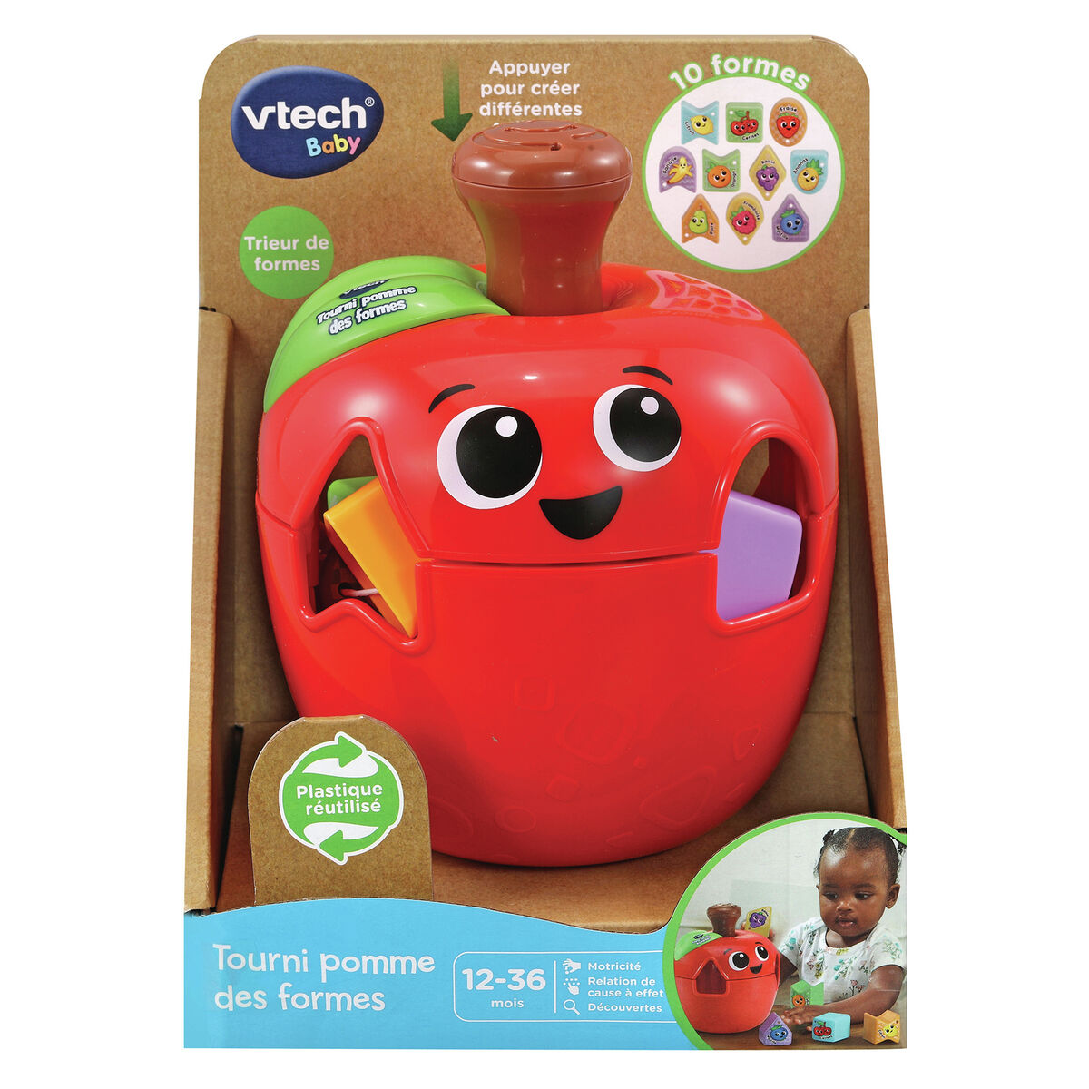 Interactive Toy for Babies Vtech Baby Tourni Pomme Des Formes Interactive Toy for Babies Vtech Baby Tourni Pomme Des Formes