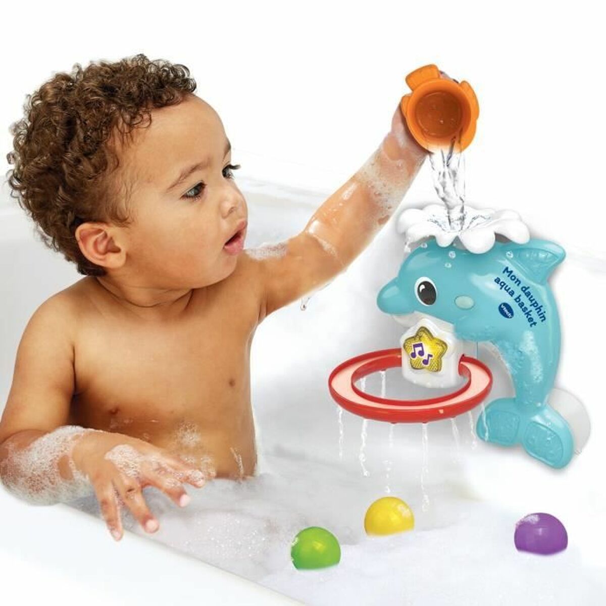 Educational game Vtech Baby Coffret de Bain empilo rigo lÂ´eu (FR)