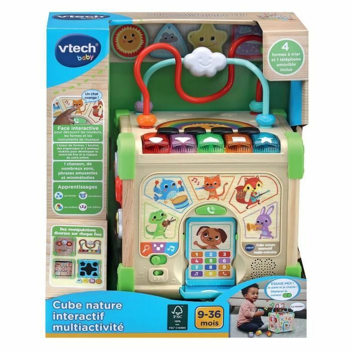 Activity centre Vtech Baby 80-617105 Brown Multicolour Activity centre Vtech Baby 80-617105 Brown Multicolour