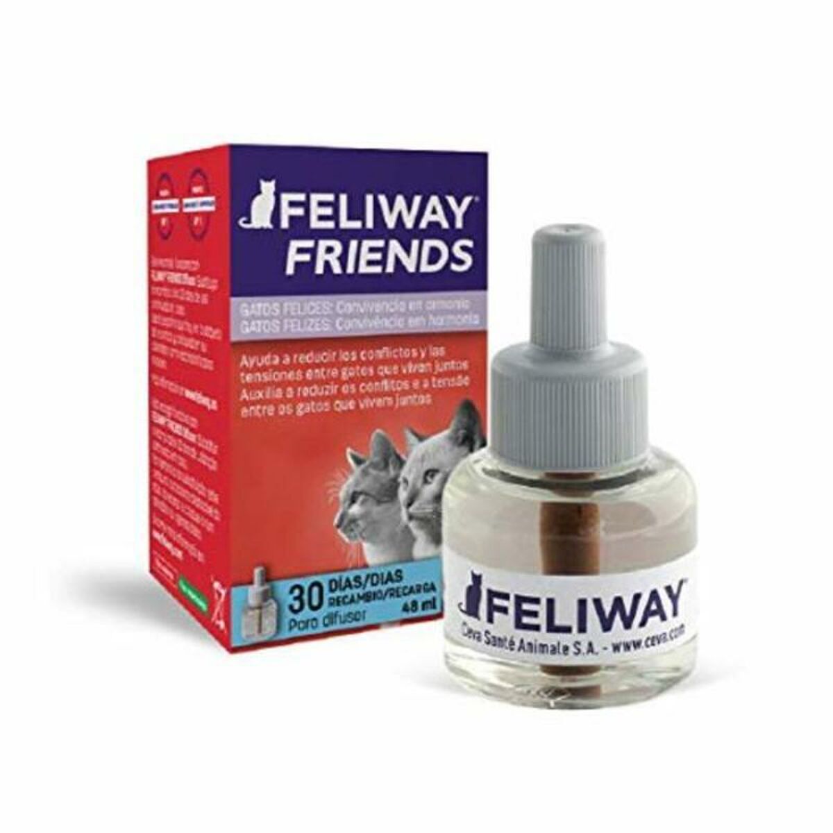 Replacement for Diffuser Feliway Friends 48 ml Replacement for Diffuser Feliway Friends 48 ml