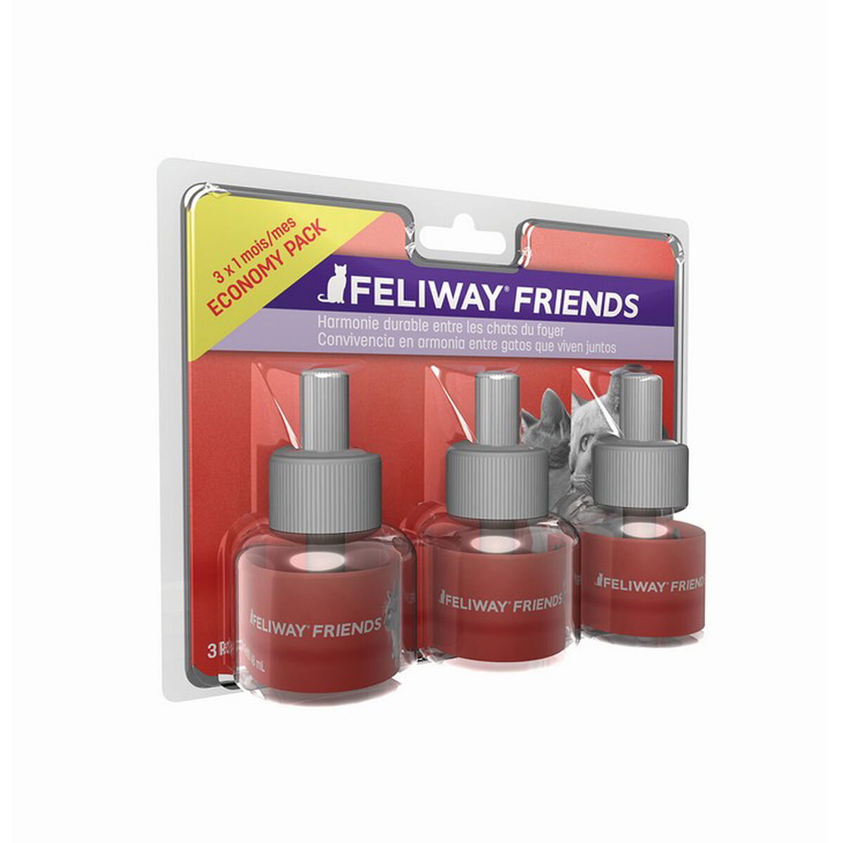 Odour eliminator Ceva Friends Cat 3 x 48 ml Odour eliminator Ceva Friends Cat 3 x 48 ml