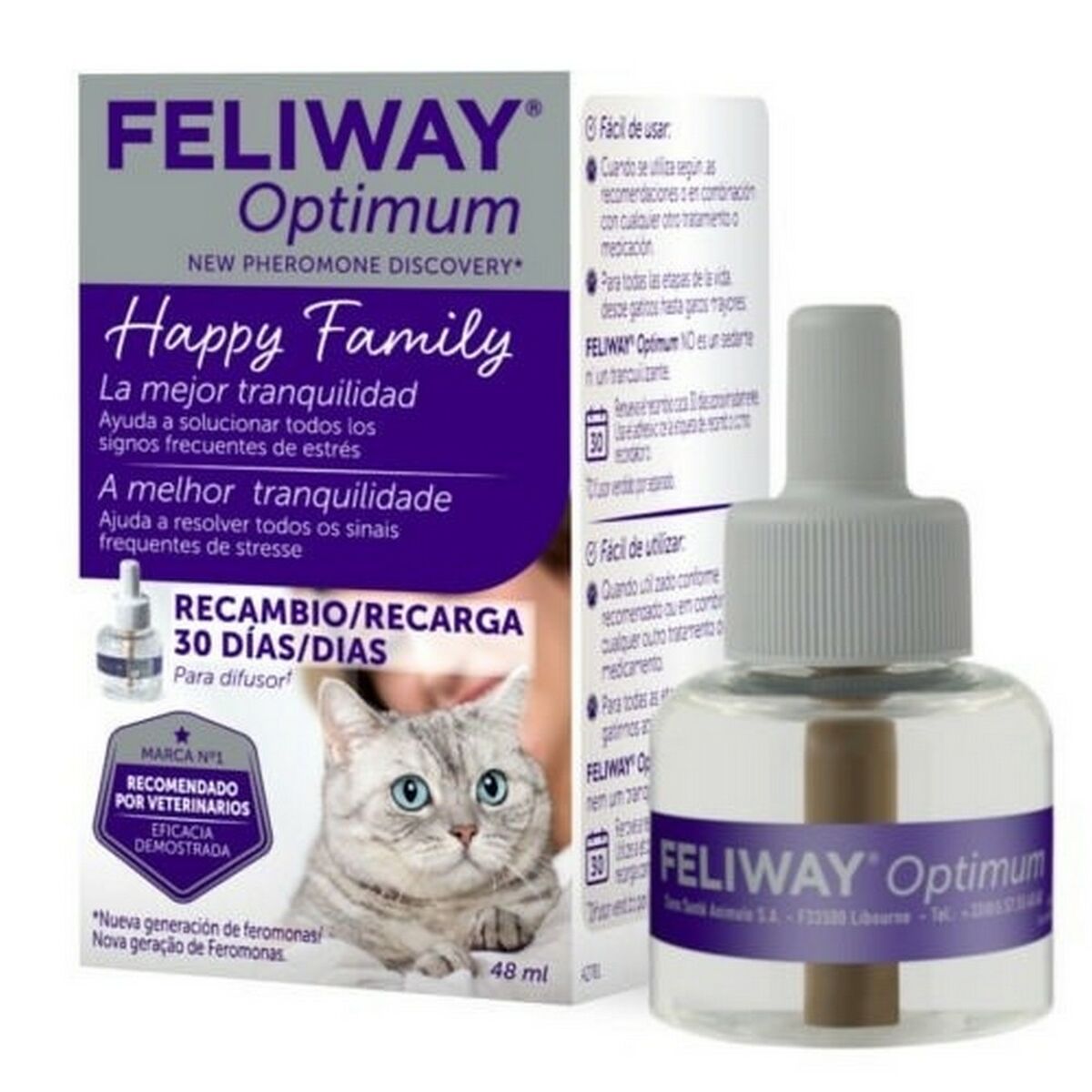 Odour eliminator Ceva Happy Family Cat 48 ml Odour eliminator Ceva Happy Family Cat 48 ml