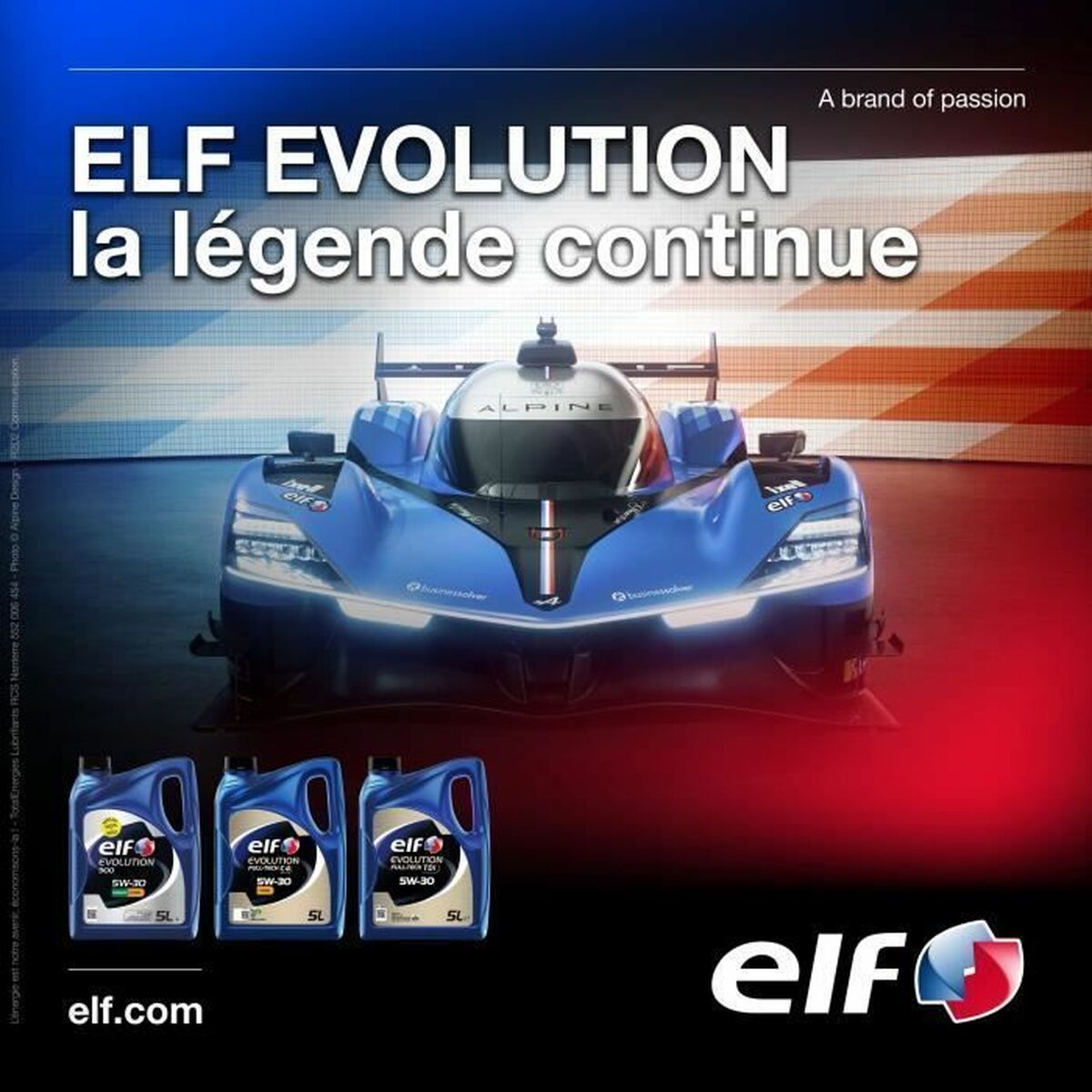 Car Motor Oil Elf Evolution FULL-TECH R 1 L 5W30