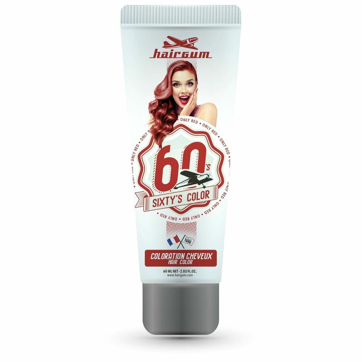 Semi-permanent Colourant Hairgum SIXTY’S only