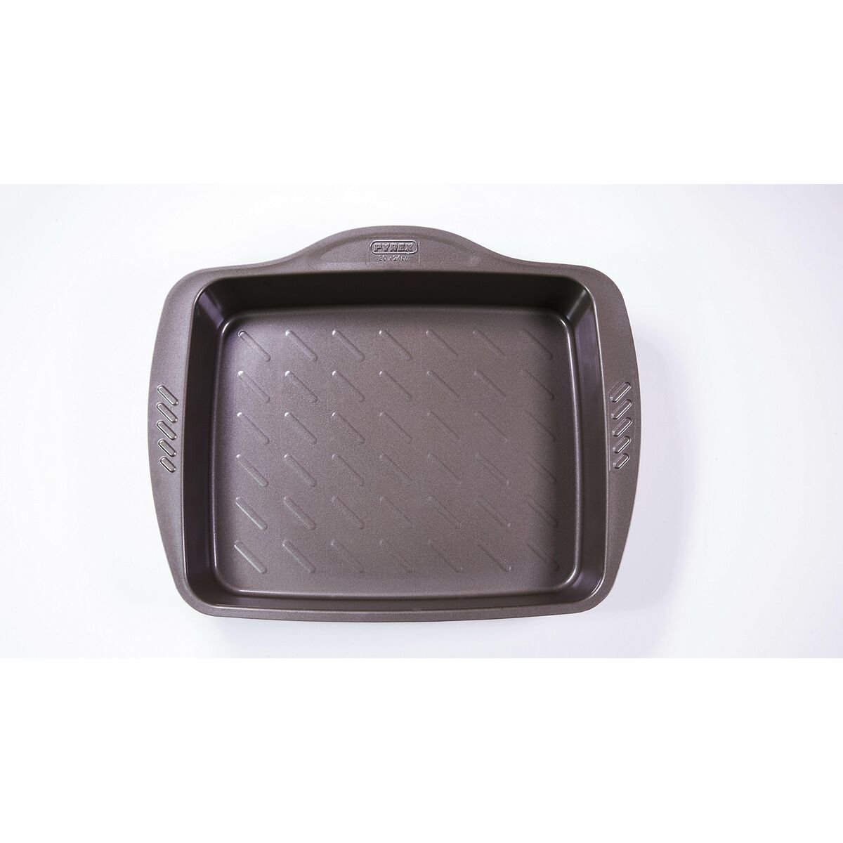 Non-Stick oven Tray Pyrex Brown Black Metal Steel