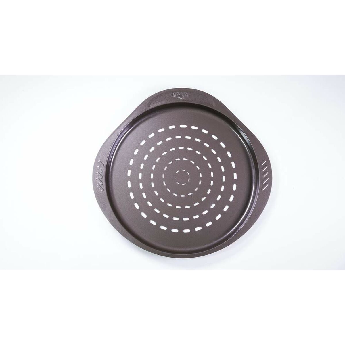 Pizza Mould Pyrex Brown Black Metal